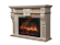 Электрокамин Electrolux EFP/P-3020LS с порталом Firelight Vittoriano 30, беленый дуб с патиной