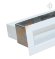 Люфт Kratki LUFT/6/20/B белый 60x200 мм