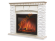 Электрокамин Electrolux EFP/P-2520LS с порталом Firelight Porto 25, камень белый, беленый дуб