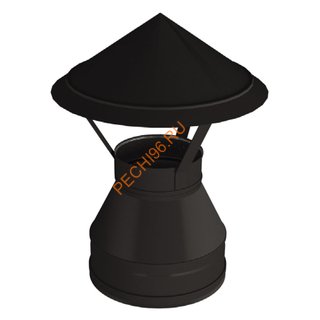 Фланец ВУЛКАН VBR D120 мм 720х720, прямой без изоляции, черный