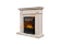 Электрокамин Electrolux Classic EFP/P-1020LS с порталом Firelight Bianco Classic, беленый дуб