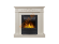 Электрокамин Electrolux Classic EFP/P-1020LS с порталом Firelight Noce Classic, беленый дуб