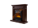 Электрокамин Electrolux Classic EFP/P-1020LS с порталом Firelight Bianco Classic, темный дуб